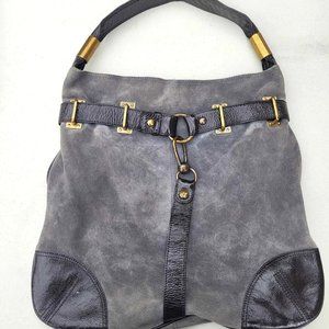 Kate Landry Grey Suede/ Leather Purse